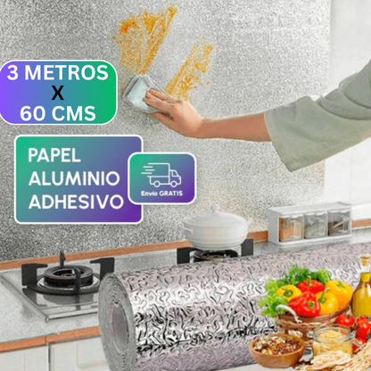 PAPEL DE COCINA ADHESIVO MULTIUSOS DE 3 METROS X 60CM🏠